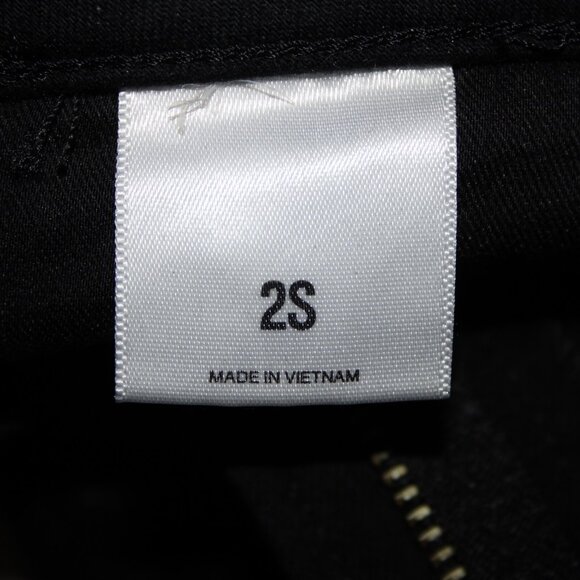 Express $80 Sz 2S x 25 Black Denim Skinny High Rise Cotton Polyester Jeans - Picture 10 of 16